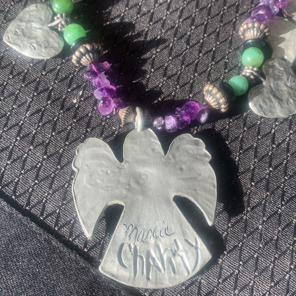 Vintage Silver toned necklace. - Picture 6 of 8